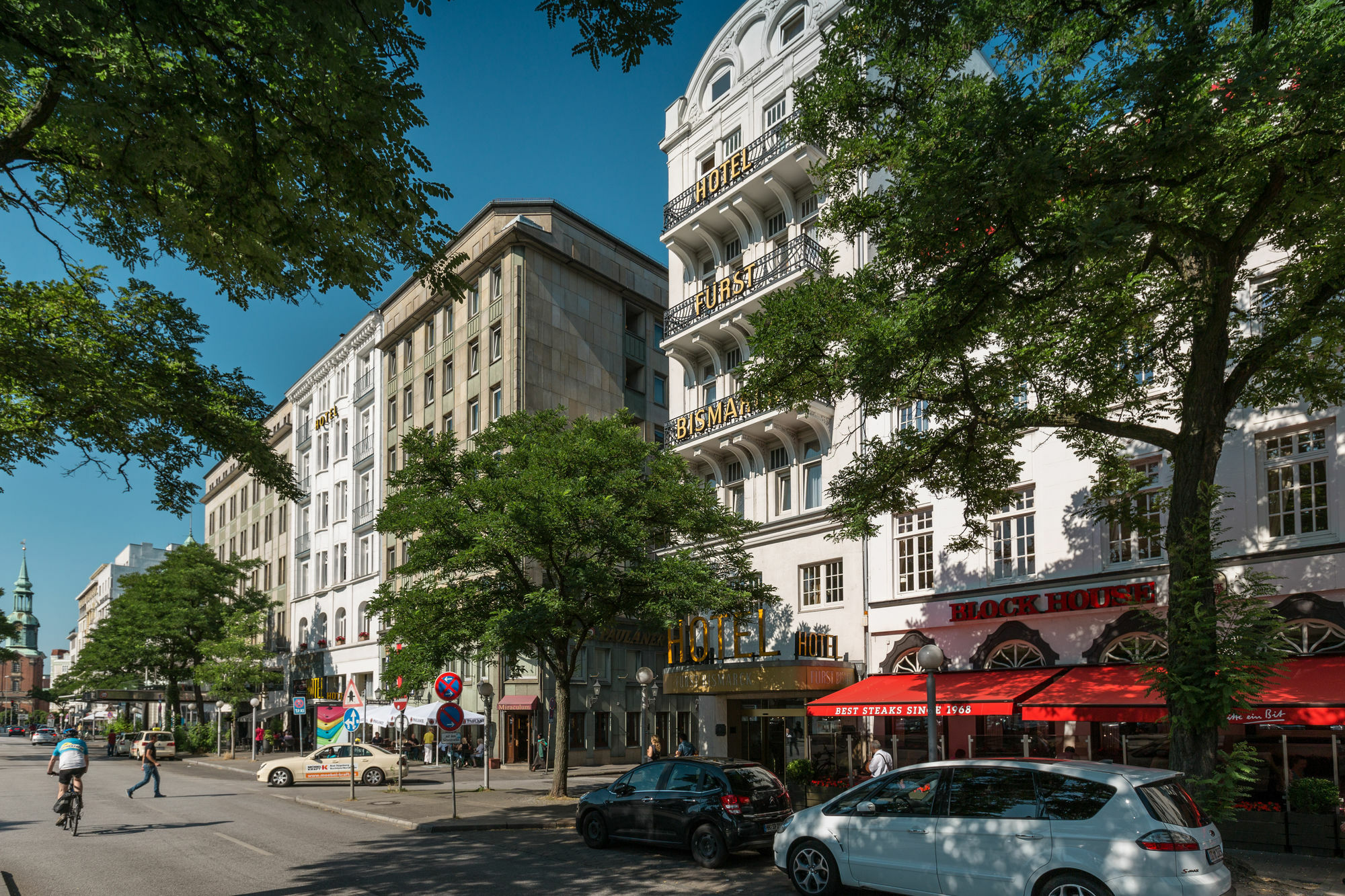 Hotel Fuerst Bismarck Хамбург Екстериор снимка